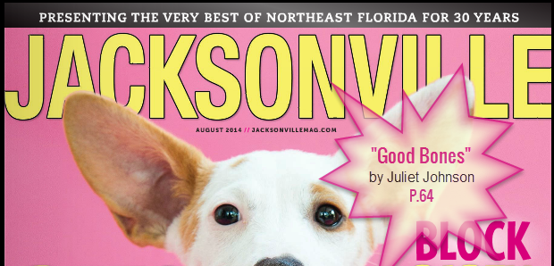 Juliet Johnson Home Profile in Jacksonville Magazine cover